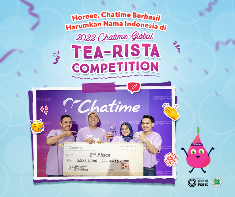 Horeee, Chatime Berhasil Harumkan Nama Indonesia di 2022 Chatime Global Tea-rista Competition