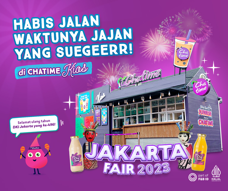 Habis Jalan, Waktunya Jajan Yang Suegeeer di Chatime Kios - Jakarta Fair Kemayoran 2023!
