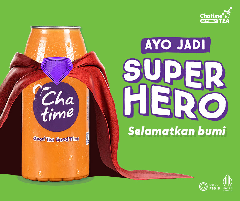 Ayo jadi Superhero bareng Chatime dan selamatkan bumi kita!