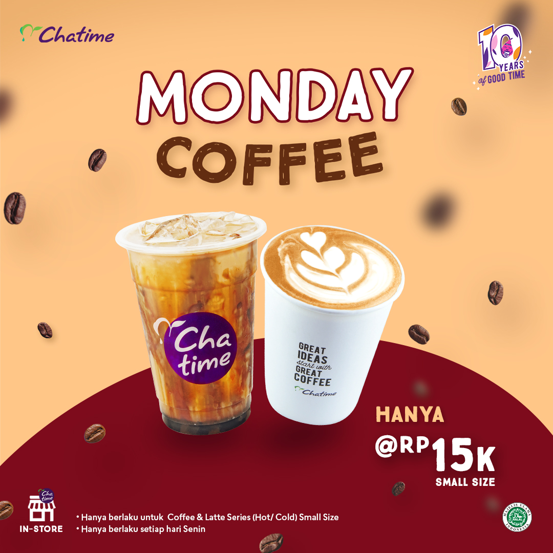 Promo Chatime Monday Coffee