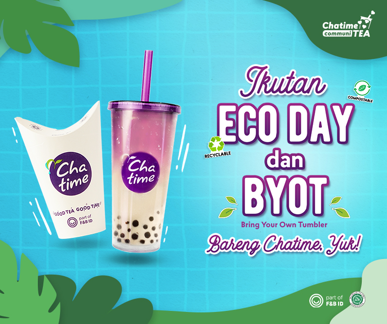 Ikutan Eco Day dan BYOT Bareng Chatime, Yuk!